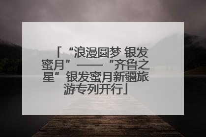 “浪漫圆梦 银发蜜月”——“齐鲁之星”银发蜜月新疆旅游专列开行