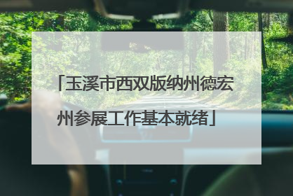 玉溪市西双版纳州德宏州参展工作基本就绪