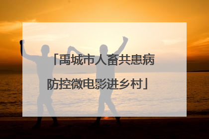 禹城市人畜共患病防控微电影进乡村