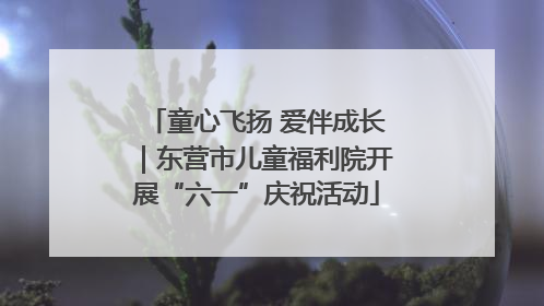 童心飞扬 爱伴成长｜东营市儿童福利院开展“六一”庆祝活动