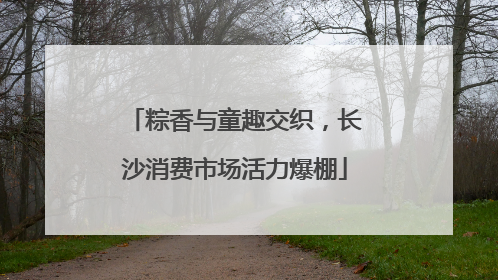 粽香与童趣交织，长沙消费市场活力爆棚