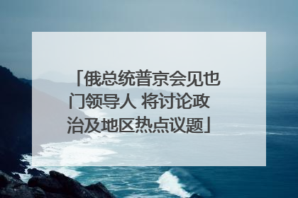 俄总统普京会见也门领导人 将讨论政治及地区热点议题