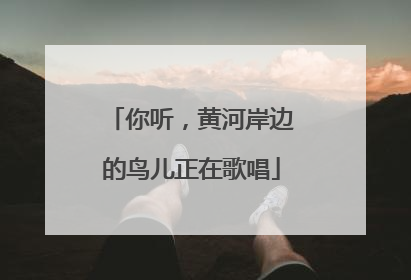 你听，黄河岸边的鸟儿正在歌唱