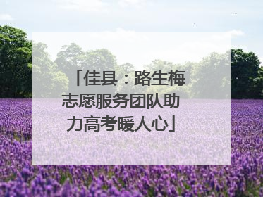 佳县：路生梅志愿服务团队助力高考暖人心
