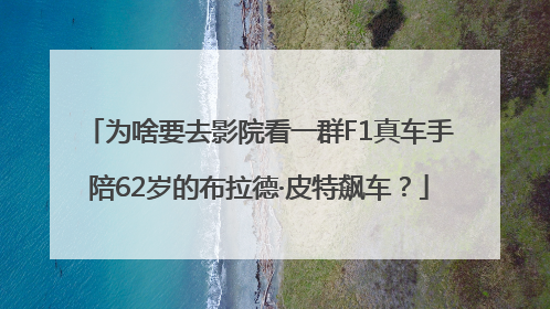 为啥要去影院看一群F1真车手陪62岁的布拉德·皮特飙车？