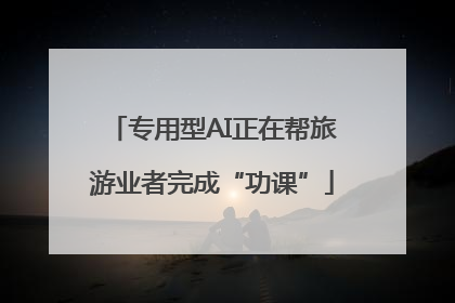专用型AI正在帮旅游业者完成“功课”