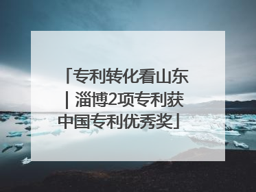 专利转化看山东｜淄博2项专利获中国专利优秀奖