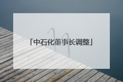 中石化董事长调整