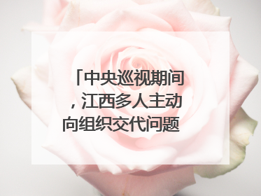 中央巡视期间，江西多人主动向组织交代问题｜打虎拍蝇