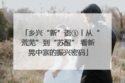 乡兴“新”语①丨从“荒芜”到“苏醒” 看新晃中寨的振兴密码