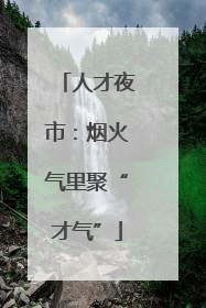 人才夜市：烟火气里聚“才气”