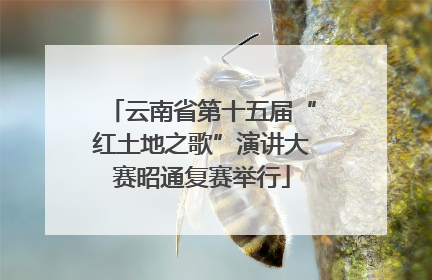 云南省第十五届“红土地之歌”演讲大赛昭通复赛举行