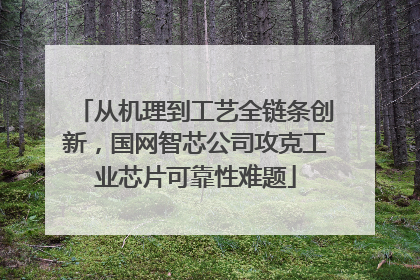 从机理到工艺全链条创新，国网智芯公司攻克工业芯片可靠性难题