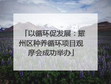 以循环促发展：耀州区种养循环项目观摩会成功举办