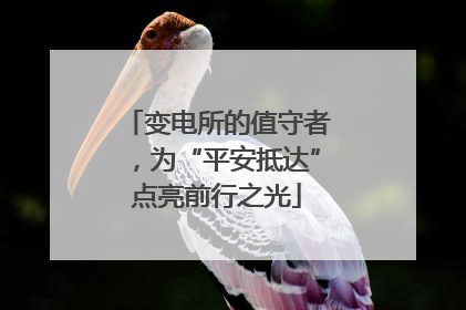 变电所的值守者，为“平安抵达”点亮前行之光