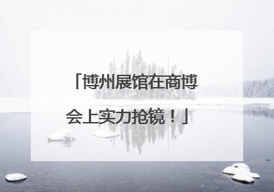 博州展馆在商博会上实力抢镜！