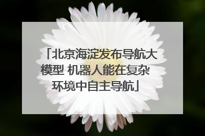 北京海淀发布导航大模型 机器人能在复杂环境中自主导航