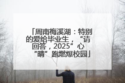 周南梅溪湖：特别的爱给毕业生，“请回答，2025”心“晴”跑燃爆校园