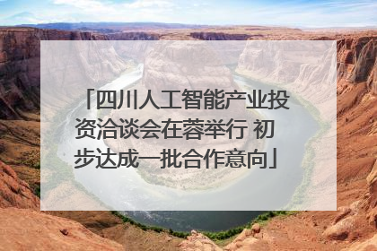 四川人工智能产业投资洽谈会在蓉举行 初步达成一批合作意向