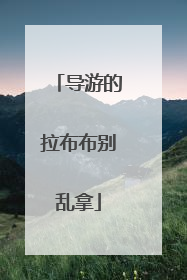 导游的拉布布别乱拿