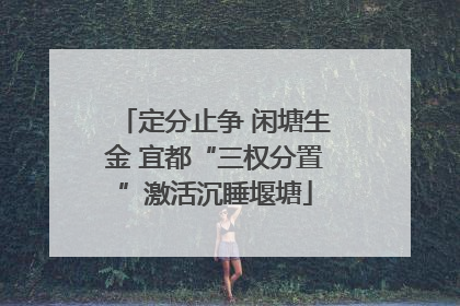 定分止争 闲塘生金 宜都“三权分置”激活沉睡堰塘