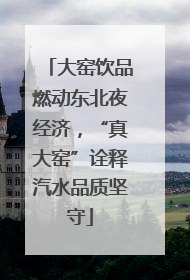 大窑饮品燃动东北夜经济，“真大窑”诠释汽水品质坚守