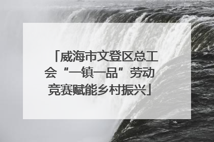 威海市文登区总工会“一镇一品”劳动竞赛赋能乡村振兴