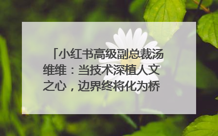 小红书高级副总裁汤维维：当技术深植人文之心，边界终将化为桥梁｜聚焦2025文化强国建设高峰论坛