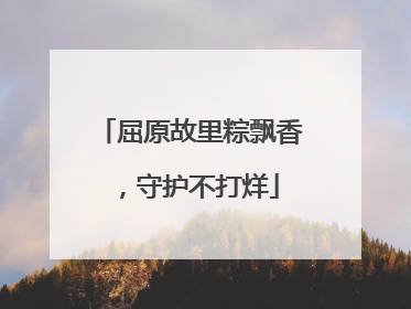 屈原故里粽飘香，守护不打烊