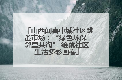 山西闻喜中城社区跳蚤市场：“绿色环保 邻里共淘” 绘就社区生活多彩画卷