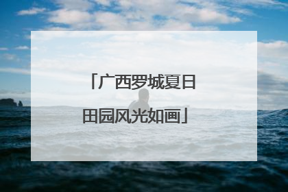 广西罗城夏日田园风光如画