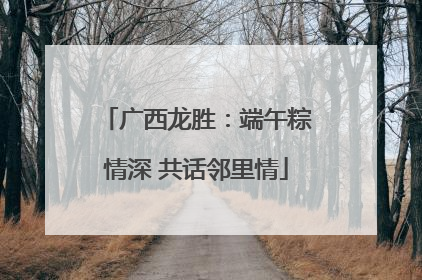广西龙胜：端午粽情深 共话邻里情