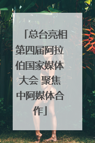 总台亮相第四届阿拉伯国家媒体大会 聚焦中阿媒体合作