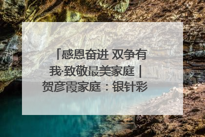 感恩奋进 双争有我·致敬最美家庭｜贺彦霞家庭：银针彩线绣出好日子
