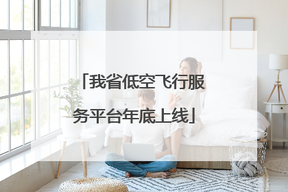 我省低空飞行服务平台年底上线
