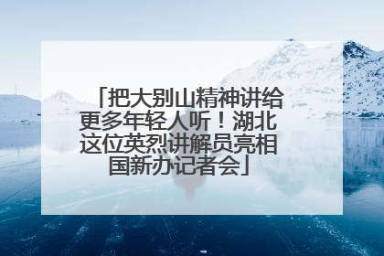 把大别山精神讲给更多年轻人听！湖北这位英烈讲解员亮相国新办记者会