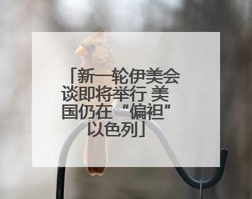 新一轮伊美会谈即将举行 美国仍在“偏袒”以色列