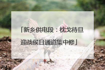 新乡供电段：枕戈待旦迎战侯日通道集中修