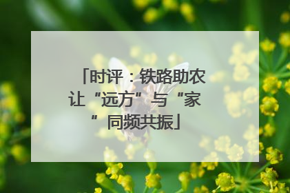 时评：铁路助农让“远方”与“家”同频共振
