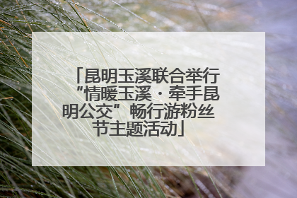 昆明玉溪联合举行“情暖玉溪・牵手昆明公交”畅行游粉丝节主题活动