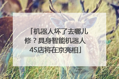 机器人坏了去哪儿修？具身智能机器人4S店将在京亮相