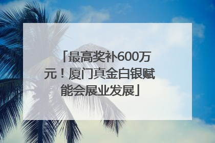 最高奖补600万元！厦门真金白银赋能会展业发展