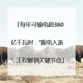 每年可输电超360亿千瓦时 “陇电入浙”工程解锁关键节点