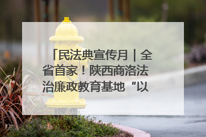 民法典宣传月｜全省首家！陕西商洛法治廉政教育基地“以案说纪”润人心