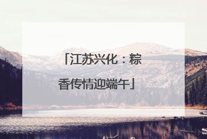 江苏兴化：粽香传情迎端午