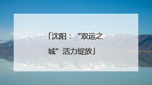 沈阳：“双运之城”活力绽放