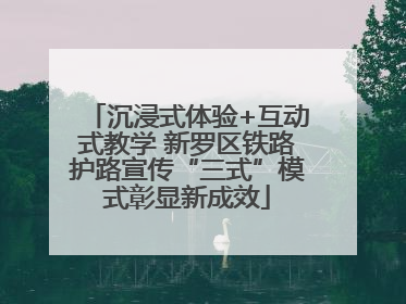沉浸式体验+互动式教学 新罗区铁路护路宣传“三式”模式彰显新成效