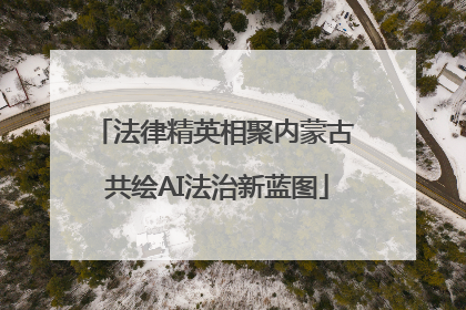 法律精英相聚内蒙古 共绘AI法治新蓝图