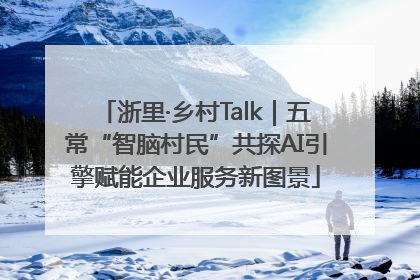 浙里·乡村Talk｜五常“智脑村民”共探AI引擎赋能企业服务新图景
