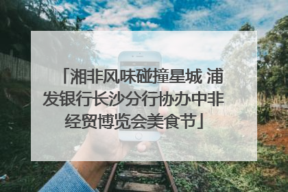 湘非风味碰撞星城 浦发银行长沙分行协办中非经贸博览会美食节